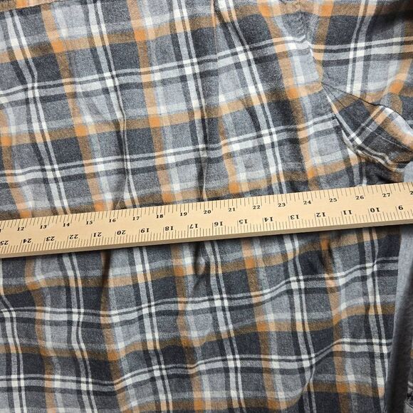 Duluth Trading Shirt Mens XL Tsll Plaid Magna Ready Relaxed Fit Magnet Closure - Picture 9 of 14